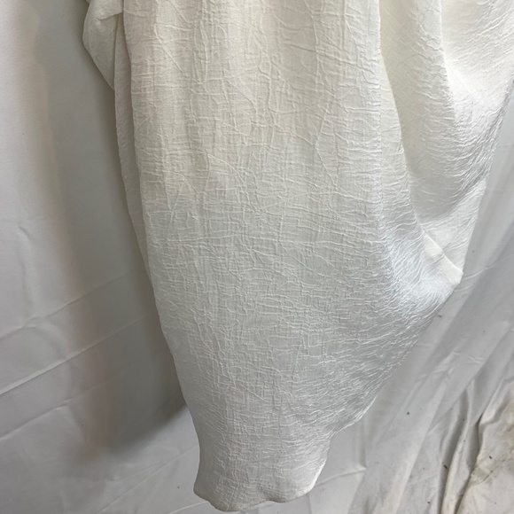 NWT HELMUT LANG White C04HC602 Sleeveless Flowy Lined Drape Dress NWT - Picture 11 of 16